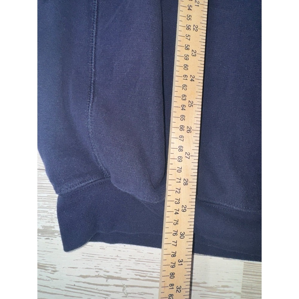 Steve & Barry's Sweatshirt Mens XL Navy S&B US Flag Eagle Embroidered Round Neck - Picture 9 of 12
